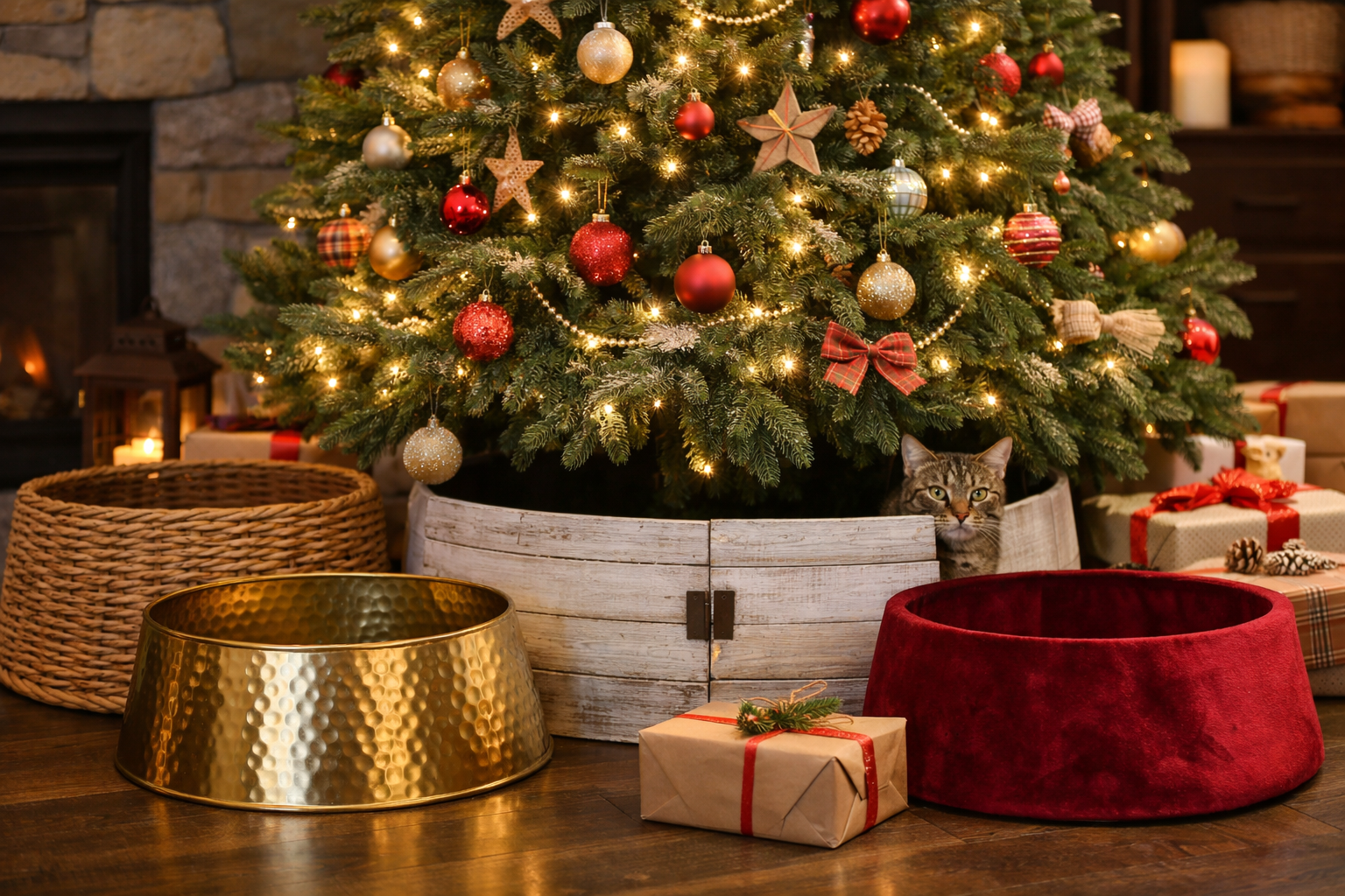 Christmas Tree Collar